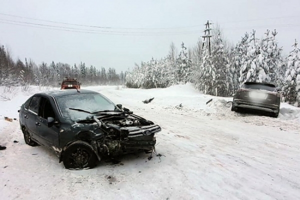 В ДТП на границе Архангельской и Вологодской областей пострадали 4 человека