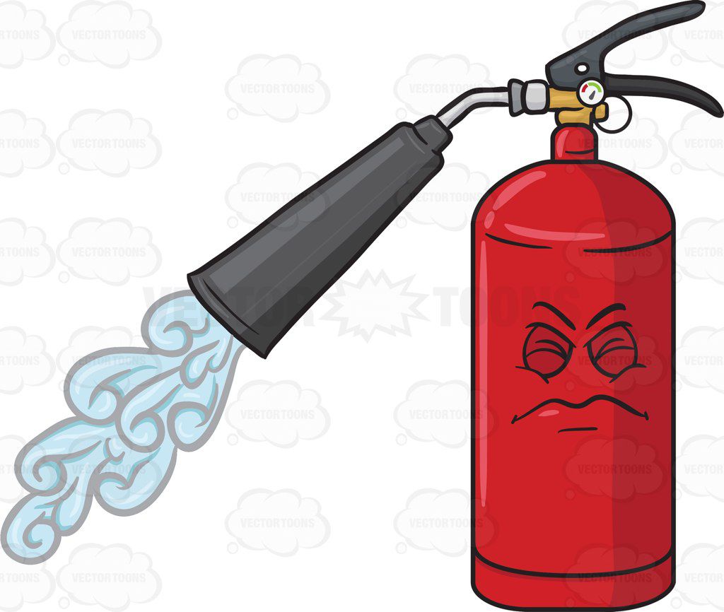 fire extinguishing clipart 10