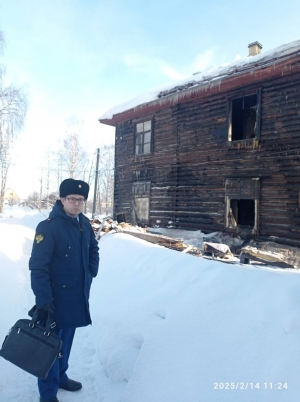 Прокуратурой Няндомского района по факту возгорания жилого дома организована проверка