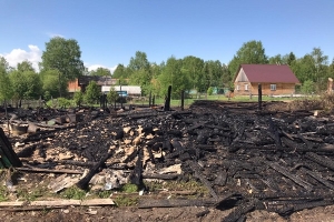 Пожилая жительница д. Игнатовской лишилась при пожаре  дома (Красноборский район)