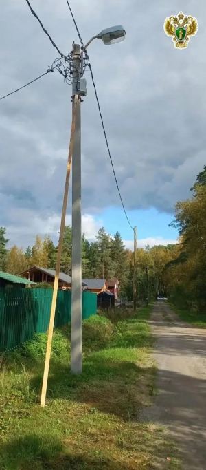 По требованию прокуратуры восстановлено электроснабжение садоводческого некоммерческого товарищества «Автомобилист-2» в Котласском муниципальном округе