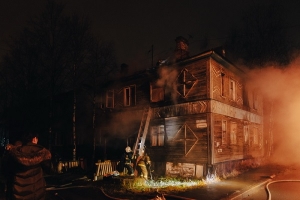 Пожар в Северном округе Архангельска ликвидирован