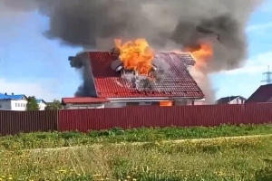 В Часовенском сгорел дом. Погибших и пострадавших нет