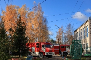 Учения пожарных в Ширшинском ПНИ: эвакуировано 240 человек