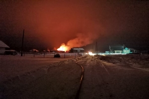 Два пожара в Котласском районе: горел жилой дом и гараж