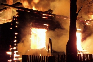 В Коношском районе сгорело два дома