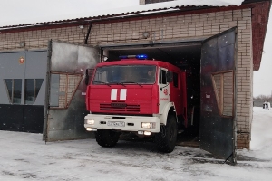В поселке Шипицыно прошли учения Котласского пожарно-спасательного гарнизона