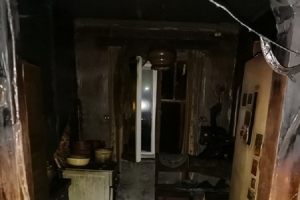 Многоквартирный дом отстояли маймаксанские пожарные