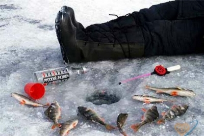 Рыбаку не дали поспать на льду Северной Двины