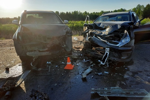 Шесть человек получили травмы при ДТП в Вельском районе