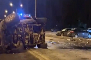 Под Северодвинском столкнулись 3 автомобиля, пострадал мужчина