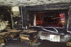 Нетрезвый курильщик устроил пожар в многоквартирном доме