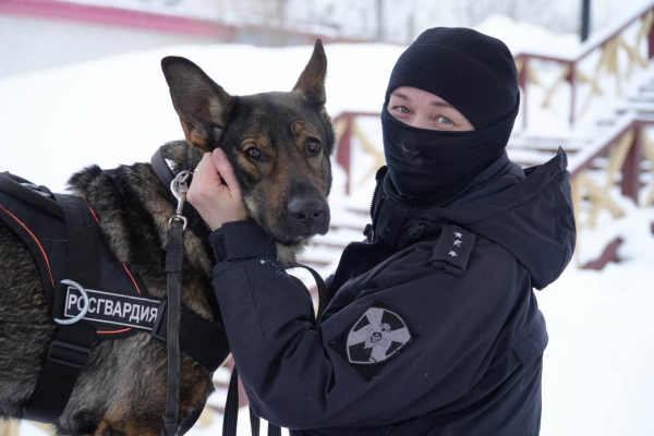 Кинолог ОМОН «Скорпион» Управления Росгвардии по Архангельской области рассказала о своей профессии