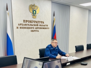 Прокурор Архангельской области и Ненецкого автономного округа Николай Хлустиков в режиме видео-конференц-связи провел личный прием жителей Верхнетоемского, Вилегодского и Пинежского муниципальных округов