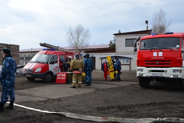 В Коряжме прошли пожарные учения в исправительной колонии