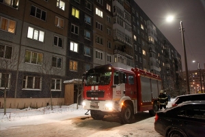 Квартира повреждена в результате утечки газа в Архангельске