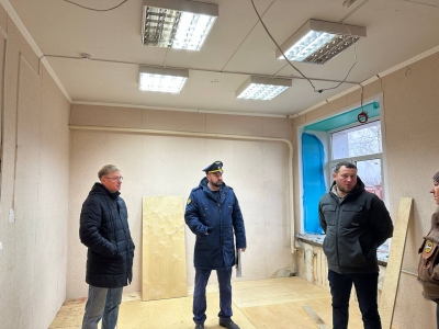 Прокуратура Каргопольского района проверила качество работ по капитальному ремонту помещений ГБКУ Архангельской области общего типа «Каргопольский центр социальной помощи семье и детям»