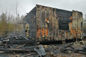 Огнем уничтожены два двухэтажных дачных дома