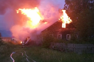 Пожар в Каргопольском районе: погиб мужчина
